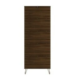 Rockefeller 5 Shelf Bookcase - Manhattan Comfort Tatiana Midnight Blue -Bookshelves Sales Shop unnamed file 5466