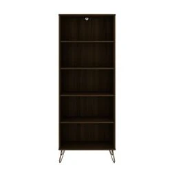 Rockefeller 5 Shelf Bookcase - Manhattan Comfort Tatiana Midnight Blue -Bookshelves Sales Shop unnamed file 5470