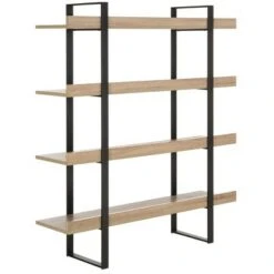 Melissa 4 Tier Etagere Oak - Safavieh -Bookshelves Sales Shop unnamed file 5491