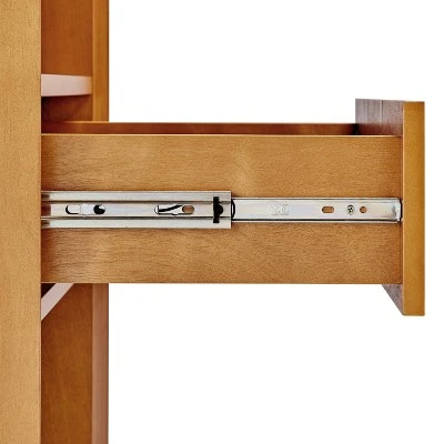 68" Landon Record Storage Bookcase Brown - Crosley 7 68" Landon Record Storage Bookcase Brown - Crosley - Image 5