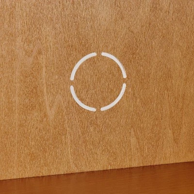 68" Landon Record Storage Bookcase Brown - Crosley 8 68" Landon Record Storage Bookcase Brown - Crosley - Image 6