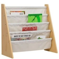 Sling Book Shelf - WildKin Natural/blue -Bookshelves Sales Shop unnamed file 552