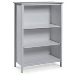 Weston Tall Bookcase - Alaterre Furniture Dove Gray -Bookshelves Sales Shop unnamed file 5520