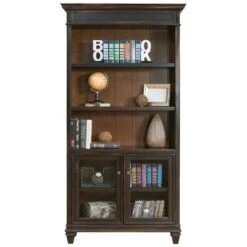 78" Hartford Open Bookcase - Martin Furniture White