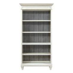 78" Hartford Open Bookcase - Martin Furniture White -Bookshelves Sales Shop unnamed file 5527