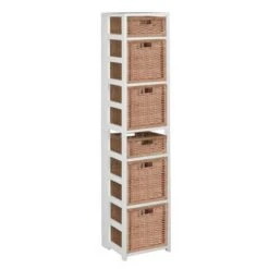 67" Flip Flop Square Folding Bookcase with Wicker Storage Baskets - Regency Oak/natural 20 67" Flip Flop Square Folding Bookcase with Wicker Storage Baskets - Regency Oak/natural -Bookshelves Sales Shop unnamed file 5543