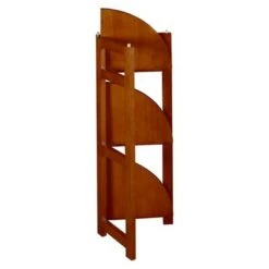 Cakewalk High Corner Folding Bookcase - Regency Cherry 9 Cakewalk High Corner Folding Bookcase - Regency Cherry -Bookshelves Sales Shop unnamed file 5547