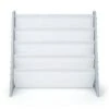 Kids' 4 Tier Bookshelf Organizer Gray/White - Humble Crew -Bookshelves Sales Shop unnamed file 565