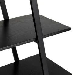 Modern Industry Metal/Wooden 5 Tier 'A' Frame Bookcase and Shelves - Glitzhome Black -Bookshelves Sales Shop unnamed file 578