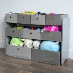 Camden Fabric Toy Organizer with 9 Storage Bins Gray - Humble Crew -Bookshelves Sales Shop unnamed file 58