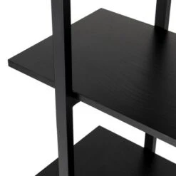 Modern Industry Metal/Wooden 5 Tier Bookcase and Shelves - Glitzhome Black -Bookshelves Sales Shop unnamed file 599