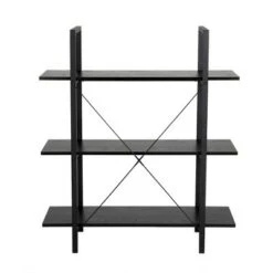 Modern Industry Metal/Wooden 3 Tier Bookcase with Shelves - Glitzhome Walnut 14 Modern Industry Metal/Wooden 3 Tier Bookcase with Shelves - Glitzhome Walnut -Bookshelves Sales Shop unnamed file 607
