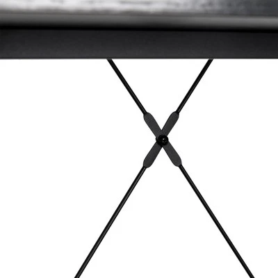 Modern Industry Metal/Wooden 3 Tier Bookcase with Shelves - Glitzhome Walnut 9 Modern Industry Metal/Wooden 3 Tier Bookcase with Shelves - Glitzhome Walnut - Image 7