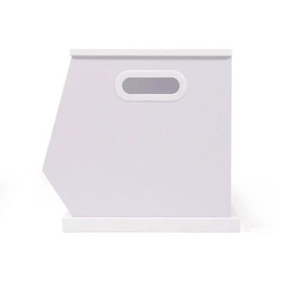 Wood Toy Storage Cubby and Kids' Bookcase White - Humble Crew 4 Wood Toy Storage Cubby and Kids' Bookcase White - Humble Crew - Image 2