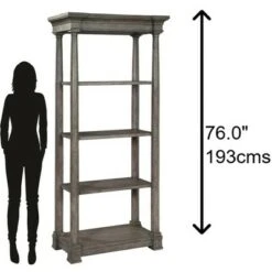 Hekman 28005 Hekman Lincoln Park Open Shelving 2-8005 Lincoln Park