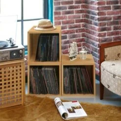 Way Basics Eco Stackable Vinyl Record Storage Cube Natural Wood Grain 15 Way Basics Eco Stackable Vinyl Record Storage Cube Natural Wood Grain -Bookshelves Sales Shop unnamed file 796