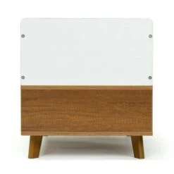 Morgan Mid-Century Bookshelf Caddy and Toy Storage with Shelf Wood/White - Humble Crew -Bookshelves Sales Shop unnamed file 808