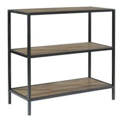 30" Braydon Bookshelf Gray Oak - OSP Home Furnishings