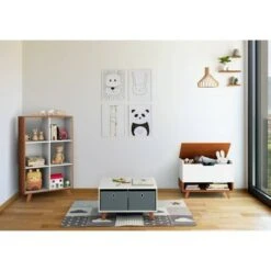 Morgan Mid-Century 6 Cube Toy Storage Organizer Wood/White - Humble Crew -Bookshelves Sales Shop unnamed file 967