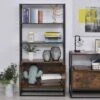 HomCom Storage Cabinet Bookcase with 3 Open Shelves -Bookshelves Sales Shop unnamed file 987