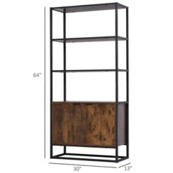 HomCom Storage Cabinet Bookcase with 3 Open Shelves 13 HomCom Storage Cabinet Bookcase with 3 Open Shelves -Bookshelves Sales Shop unnamed file 990